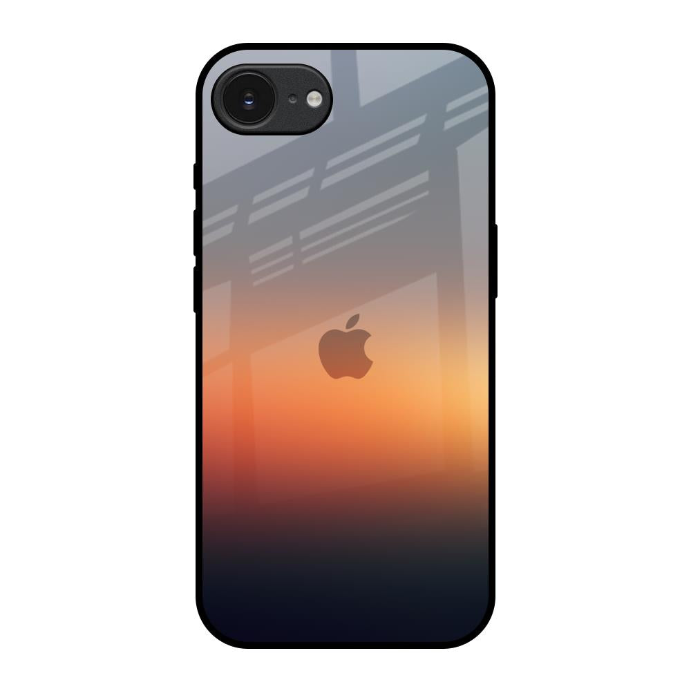Aesthetic Orange Apple iPhone 17e Glass Back Cover Online
