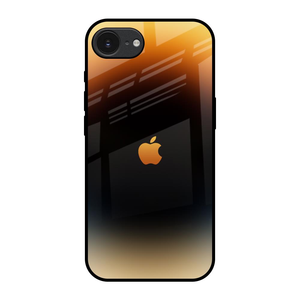 Grainy Yellow Apple iPhone 17e Glass Back Cover Online