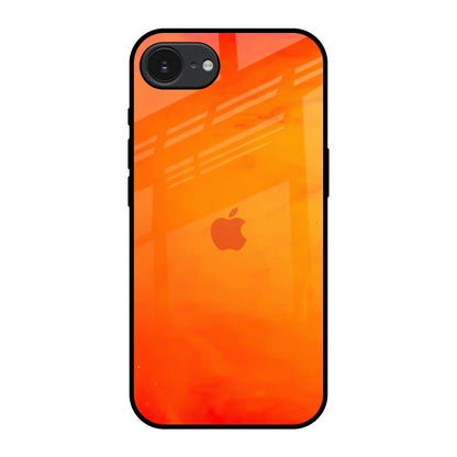 Tangy Orange Apple iPhone 17e Glass Back Cover Online