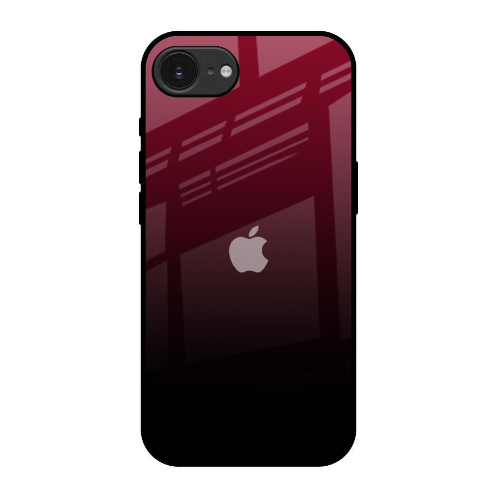 Wine Red Apple iPhone 17e Glass Back Cover Online