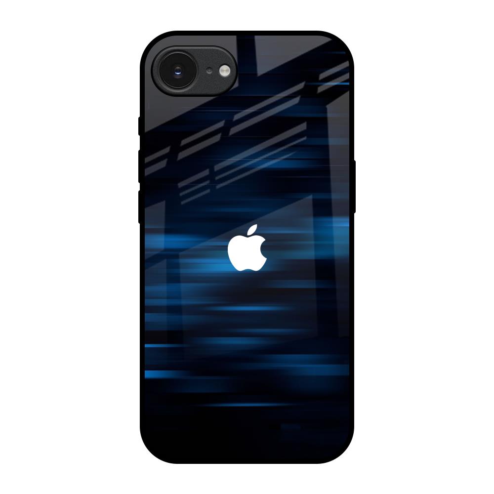 Blue Rough Abstract Apple iPhone 17e Glass Back Cover Online