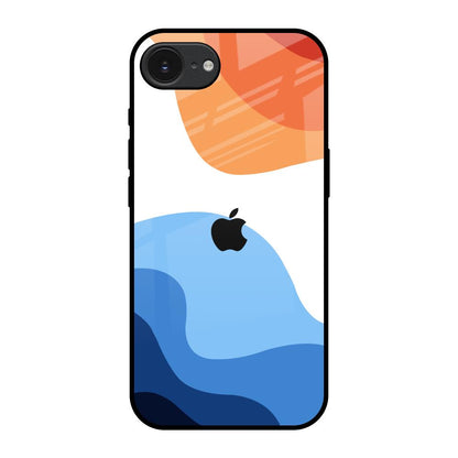Wavy Color Pattern Apple iPhone 17e Glass Back Cover Online