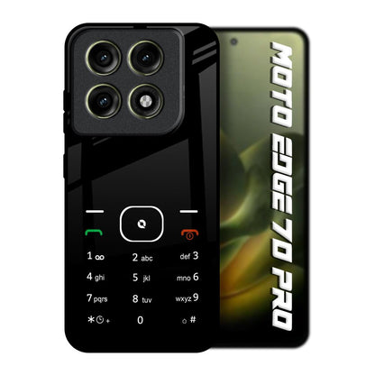 Classic Keypad Pattern Motorola Edge 70 Pro 5G Glass Back Cover Online