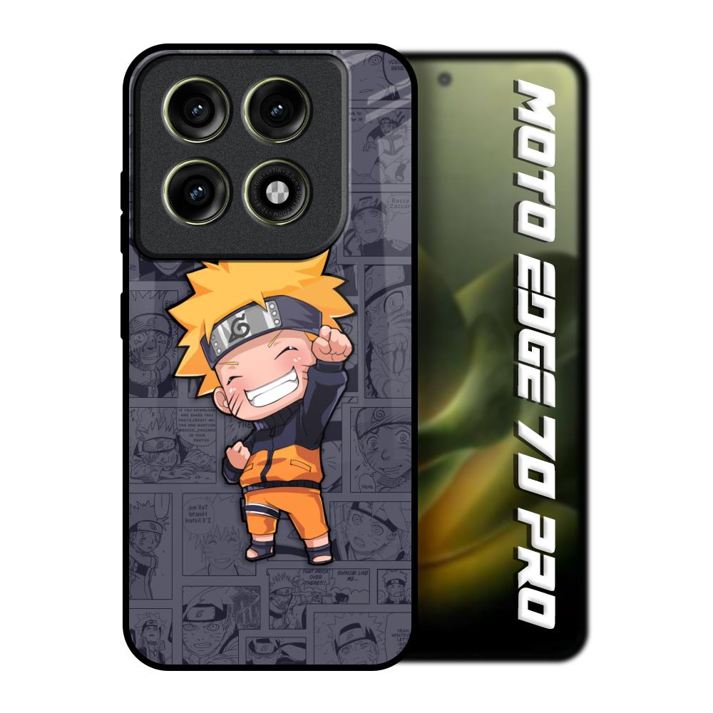 Orange Chubby Motorola Edge 70 Pro 5G Glass Back Cover Online