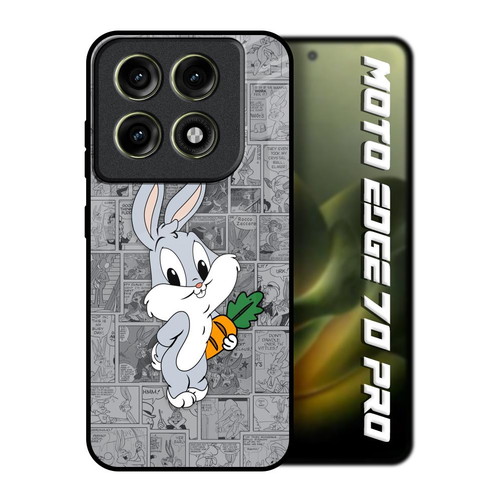 Cute Baby Bunny Motorola Edge 70 Pro 5G Glass Back Cover Online