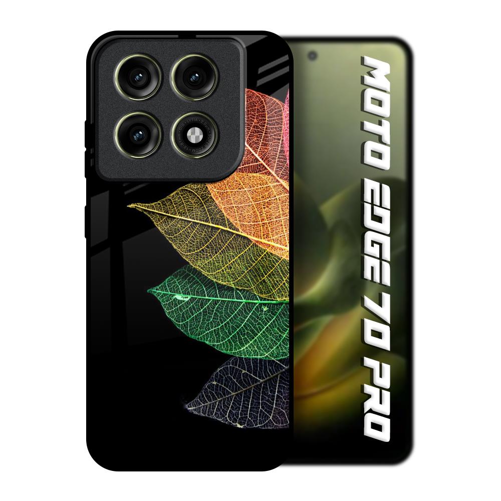 Colorful Leaves Motorola Edge 70 Pro 5G Glass Back Cover Online