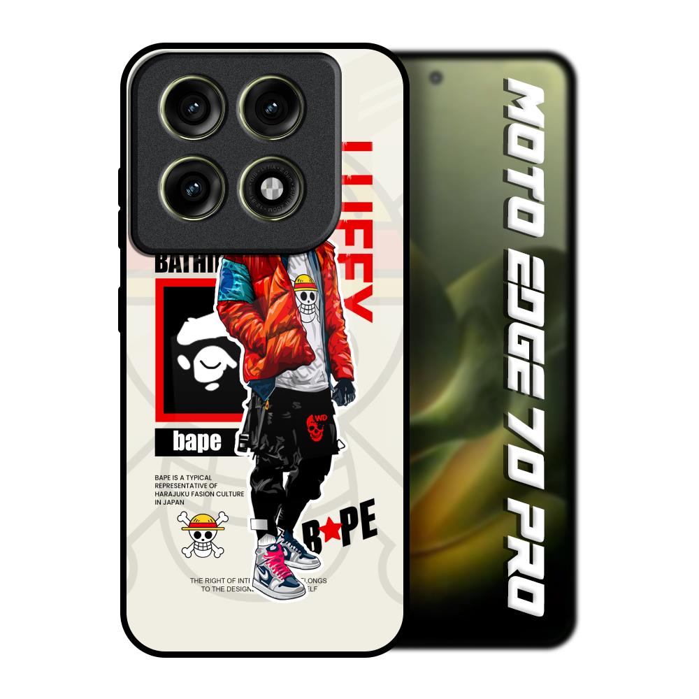 Bape Luffy Motorola Edge 70 Pro 5G Glass Back Cover Online