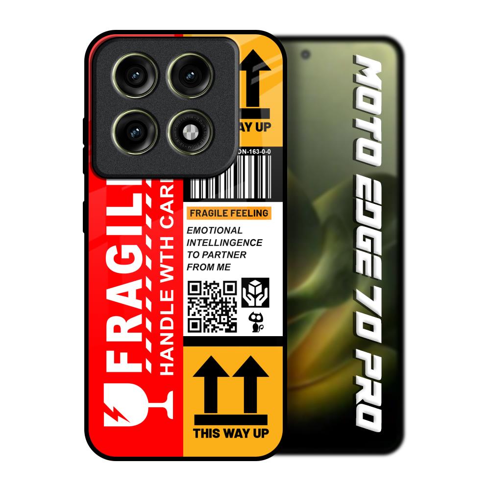 Handle With Care Motorola Edge 70 Pro 5G Glass Back Cover Online