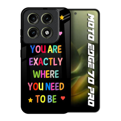 Magical Words Motorola Edge 70 Pro 5G Glass Back Cover Online