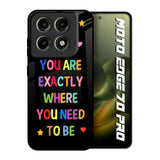 Magical Words Motorola Edge 70 Pro 5G Glass Back Cover Online