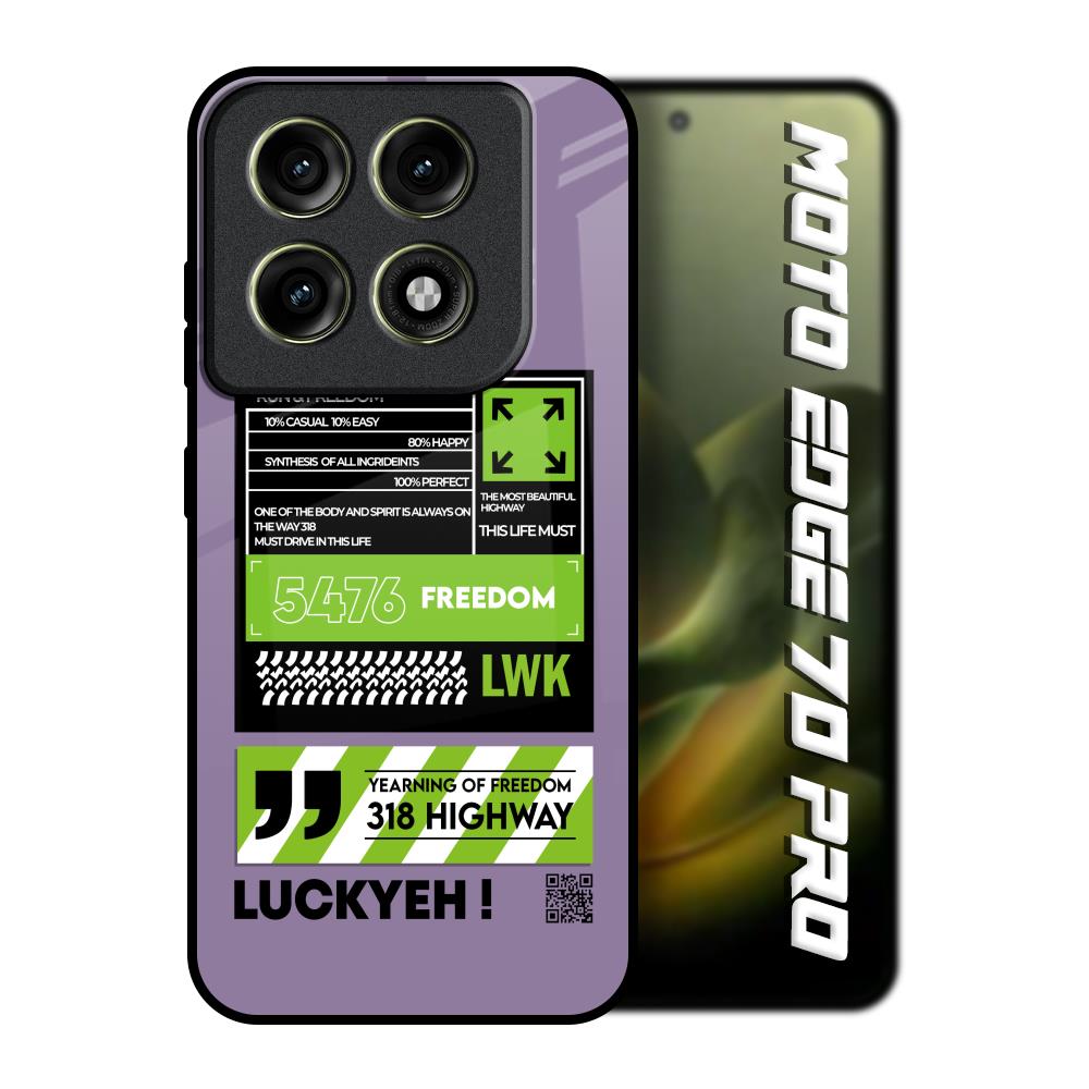 Run & Freedom Motorola Edge 70 Pro 5G Glass Back Cover Online