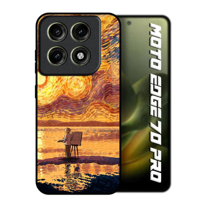 Sunset Vincent Motorola Edge 70 Pro 5G Glass Back Cover Online
