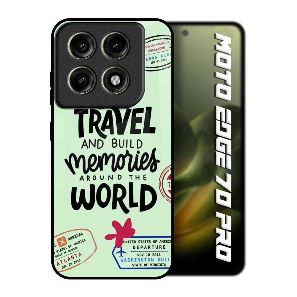Travel Stamps Motorola Edge 70 Pro 5G Glass Back Cover Online
