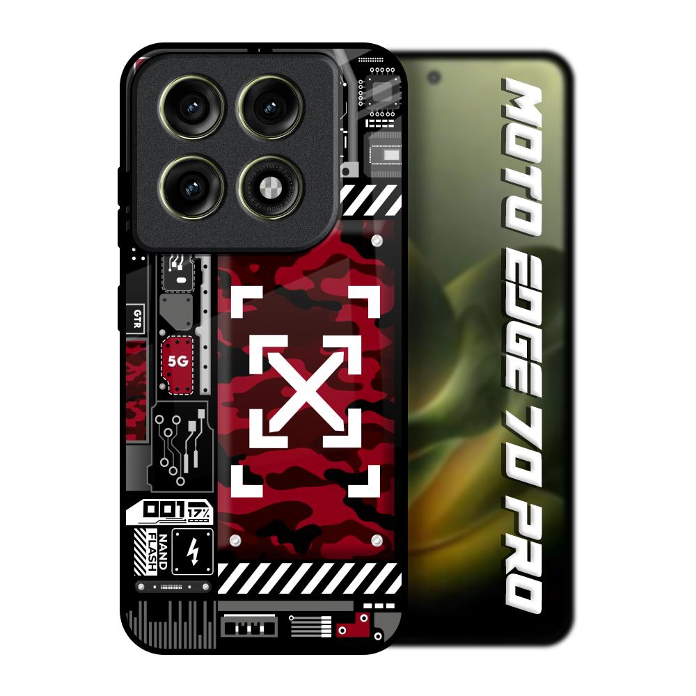Technology Art Motorola Edge 70 Pro 5G Glass Back Cover Online