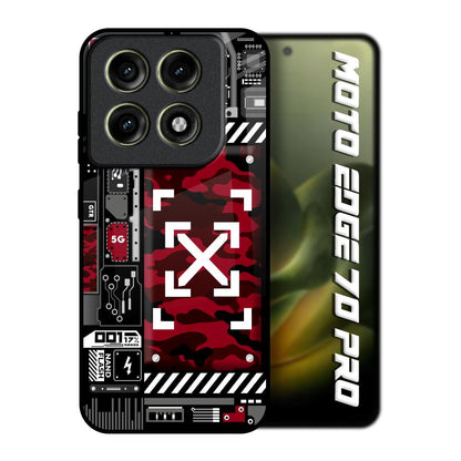 Technology Art Motorola Edge 70 Pro 5G Glass Back Cover Online
