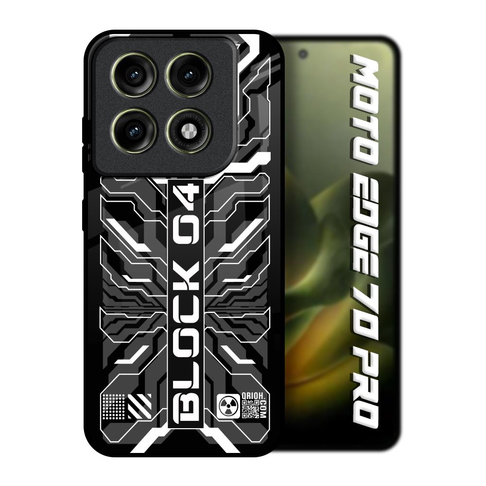 Monochrome Magic Motorola Edge 70 Pro 5G Glass Back Cover Online