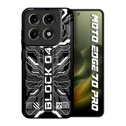 Monochrome Magic Motorola Edge 70 Pro 5G Glass Back Cover Online
