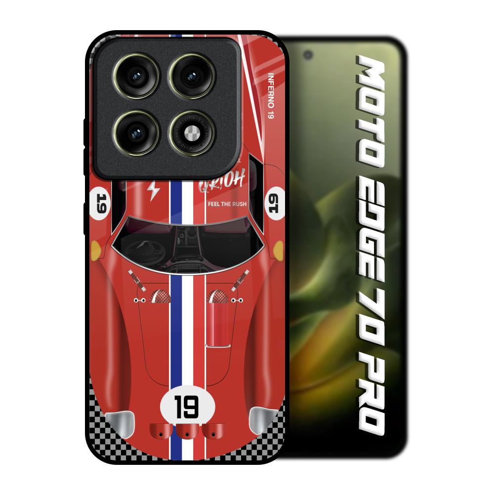 Racing Vintage Motorola Edge 70 Pro 5G Glass Back Cover Online