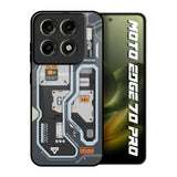 Retro Futuristic Motorola Edge 70 Pro 5G Glass Back Cover Online