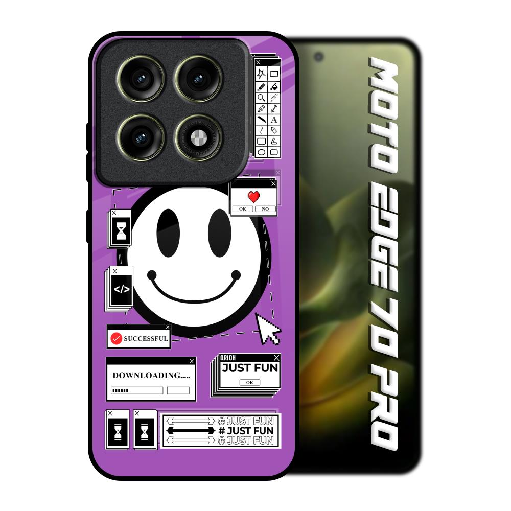 Code with Smile Motorola Edge 70 Pro 5G Glass Back Cover Online