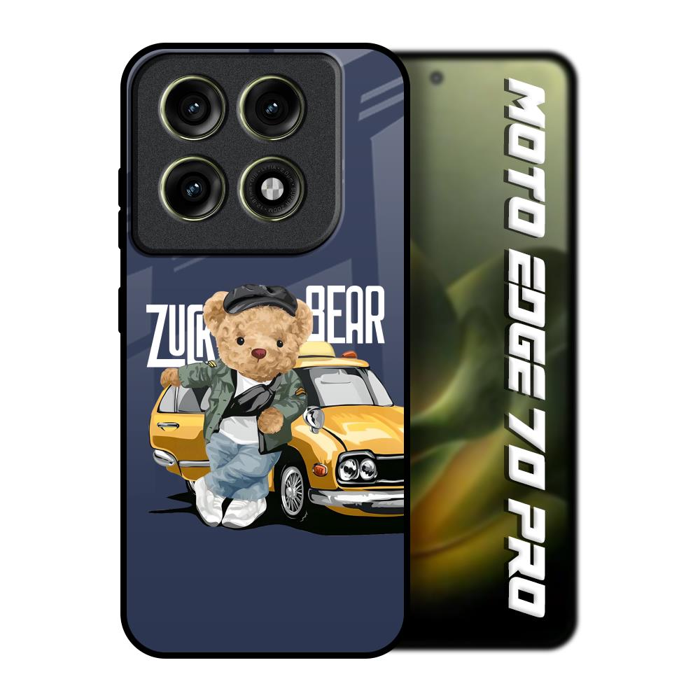 Adventurous Bear Motorola Edge 70 Pro 5G Glass Back Cover Online