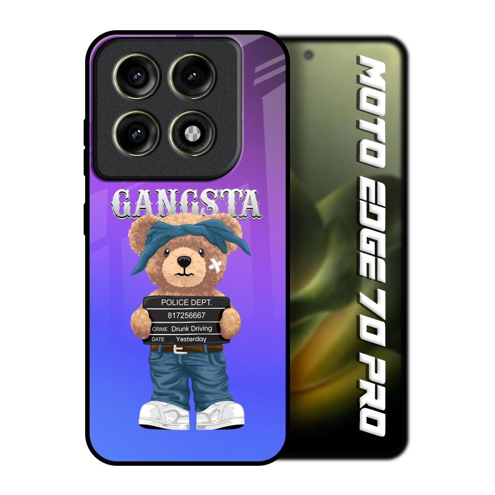 Gangsta Bear Motorola Edge 70 Pro 5G Glass Back Cover Online