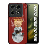 Astronaut Bear Motorola Edge 70 Pro 5G Glass Back Cover Online