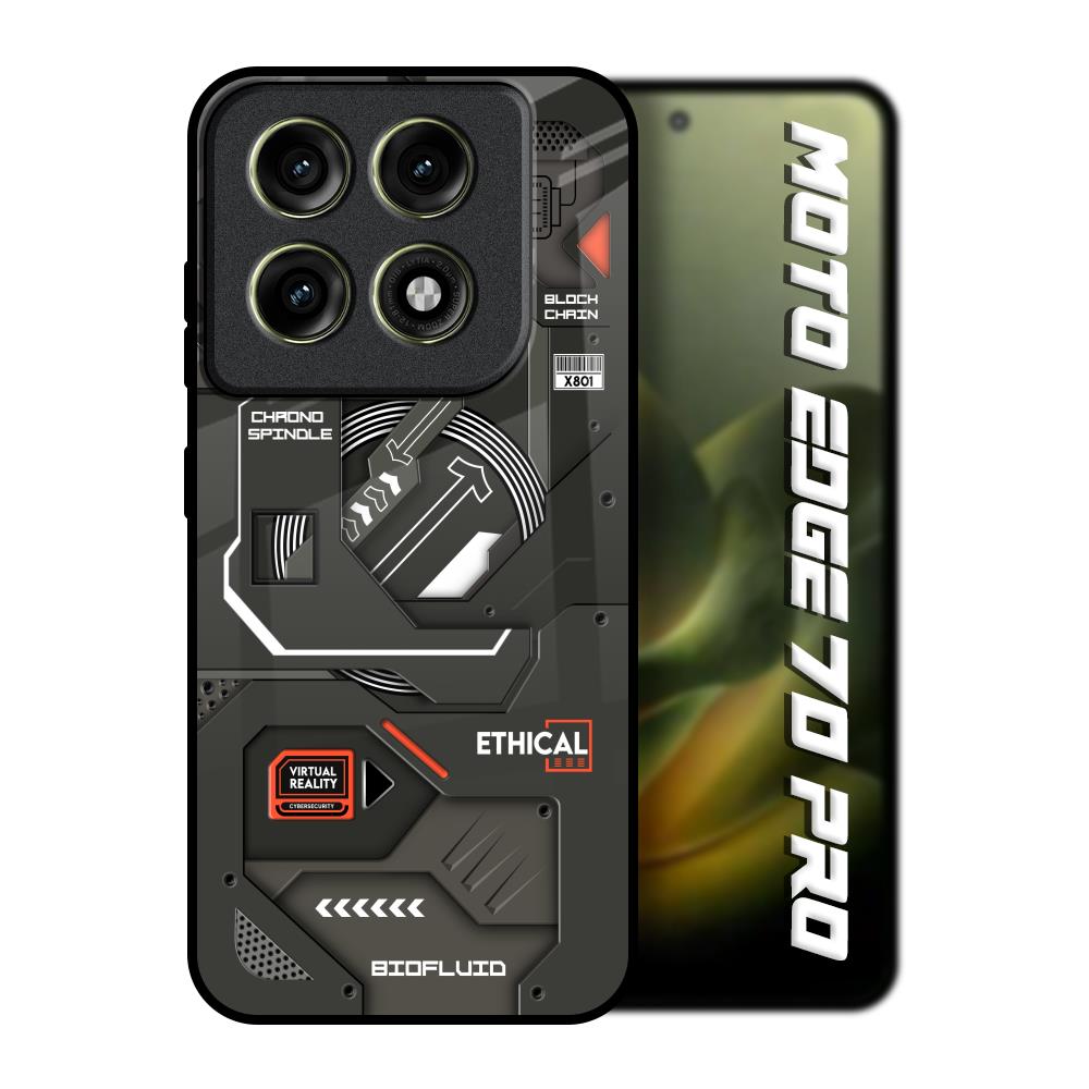 Tech Aesthetics Motorola Edge 70 Pro 5G Glass Back Cover Online