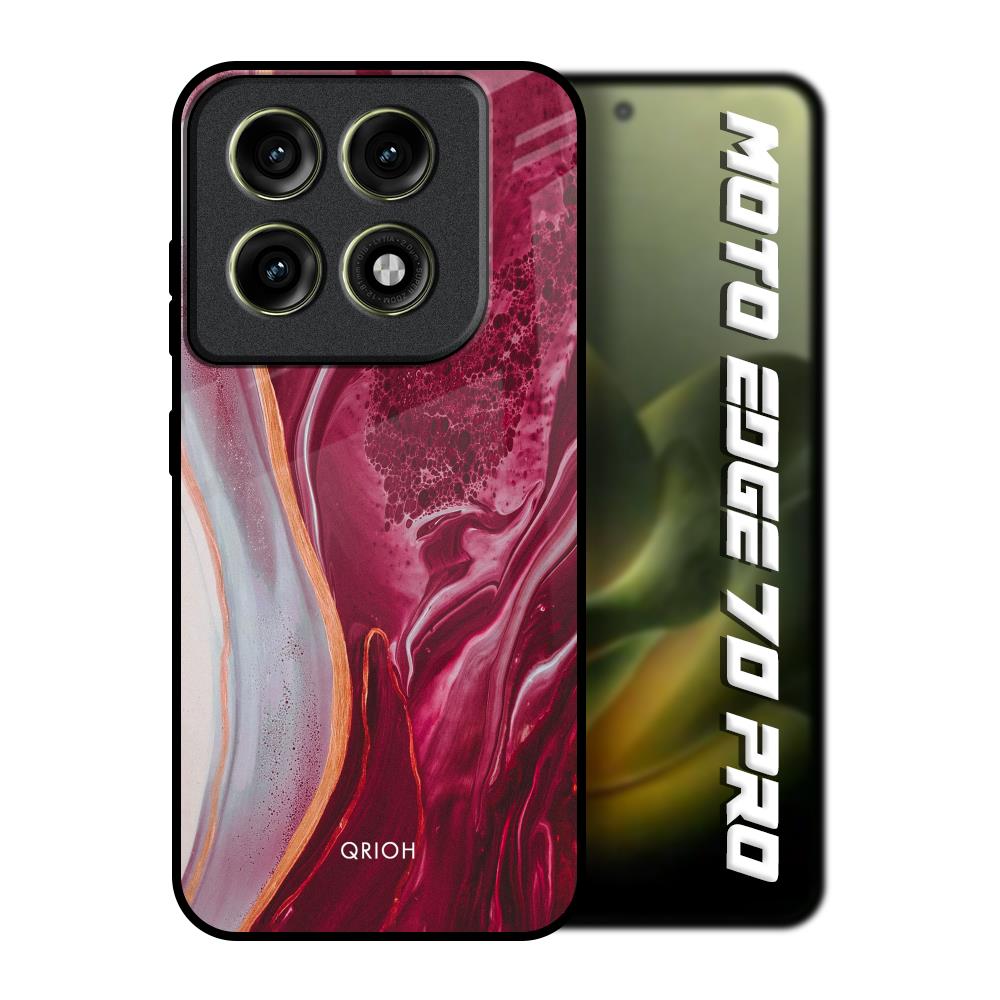 Crimson Ruby Motorola Edge 70 Pro 5G Glass Back Cover Online