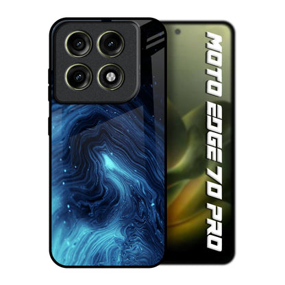 Dazzling Ocean Gradient Motorola Edge 70 Pro 5G Glass Back Cover Online