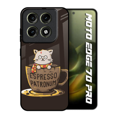 Tea With Kitty Motorola Edge 70 Pro 5G Glass Back Cover Online