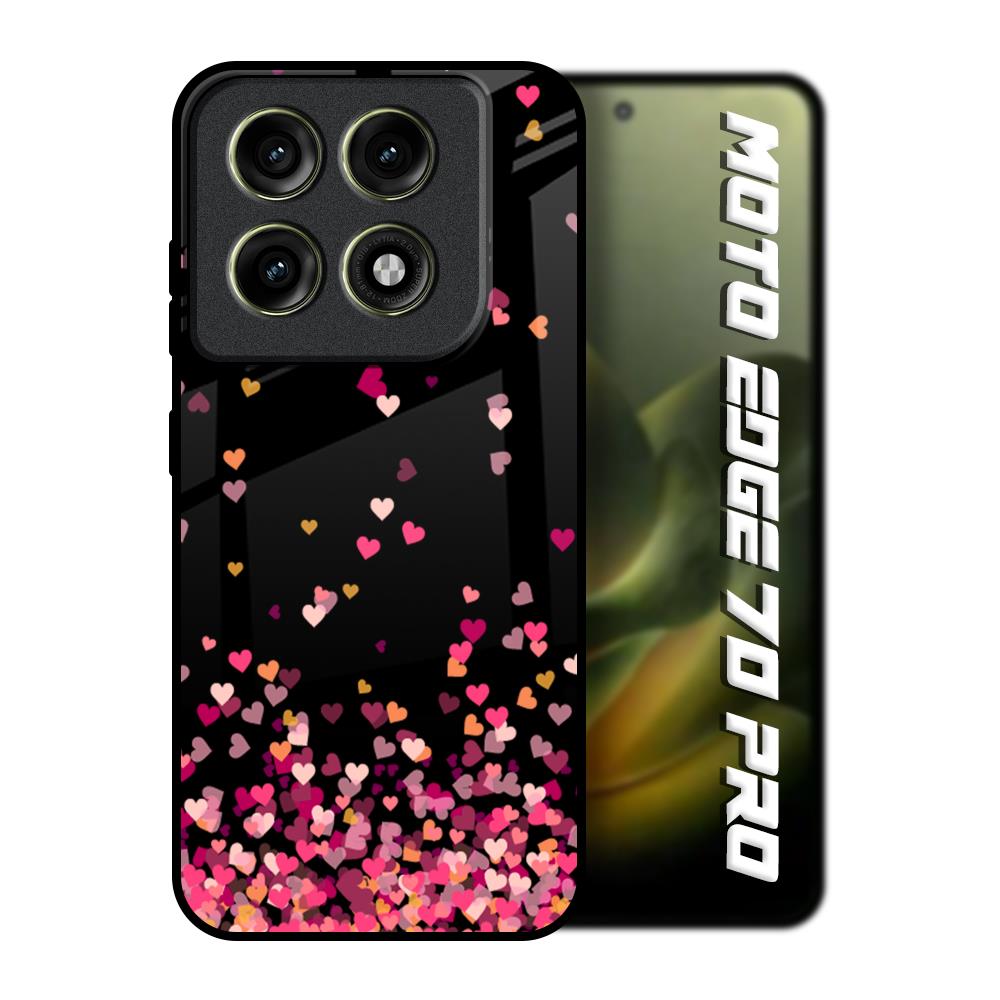 Heart Rain Fall Motorola Edge 70 Pro 5G Glass Back Cover Online