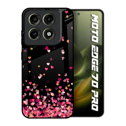 Heart Rain Fall Motorola Edge 70 Pro 5G Glass Back Cover Online