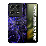 Techno Color Pattern Motorola Edge 70 Pro 5G Glass Back Cover Online