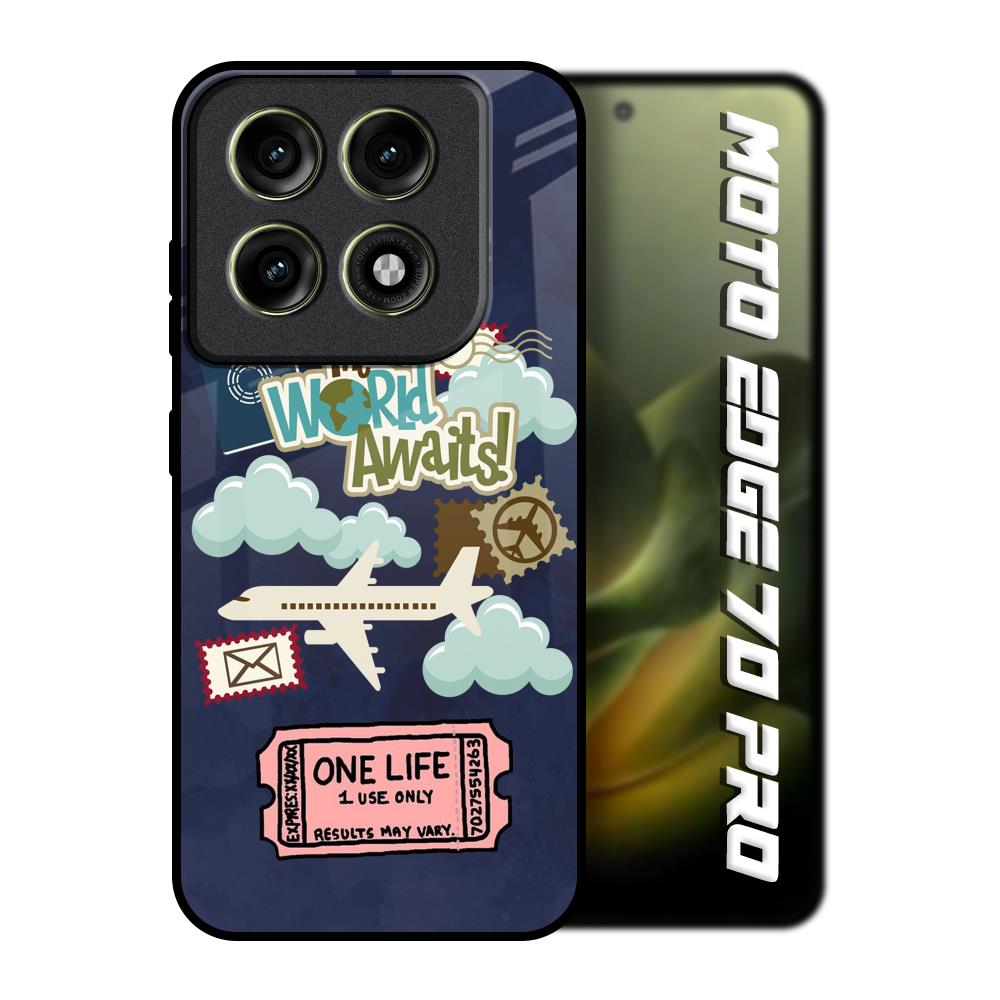 Tour The World Motorola Edge 70 Pro 5G Glass Back Cover Online