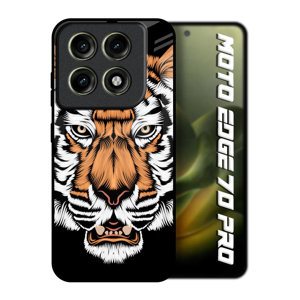 Angry Tiger Motorola Edge 70 Pro 5G Glass Back Cover Online