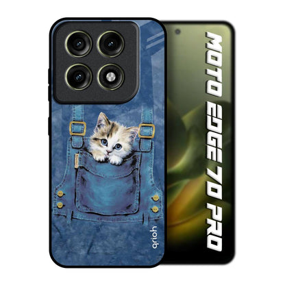 Kitty In Pocket Motorola Edge 70 Pro 5G Glass Back Cover Online
