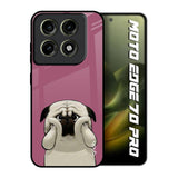 Funny Pug Face Motorola Edge 70 Pro 5G Glass Back Cover Online