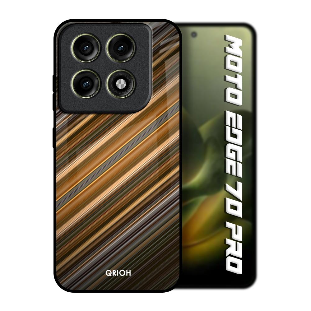 Diagonal Slash Pattern Motorola Edge 70 Pro 5G Glass Back Cover Online