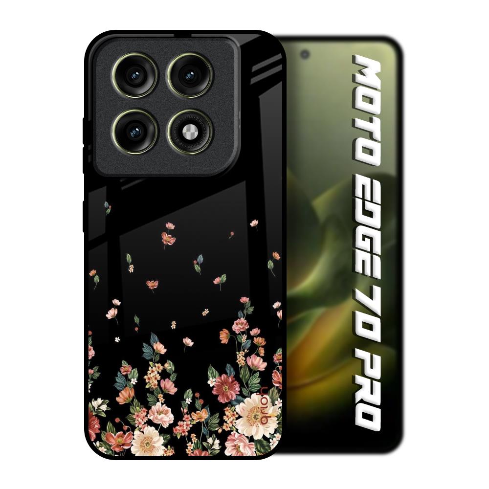 Floating Floral Print Motorola Edge 70 Pro 5G Glass Back Cover Online
