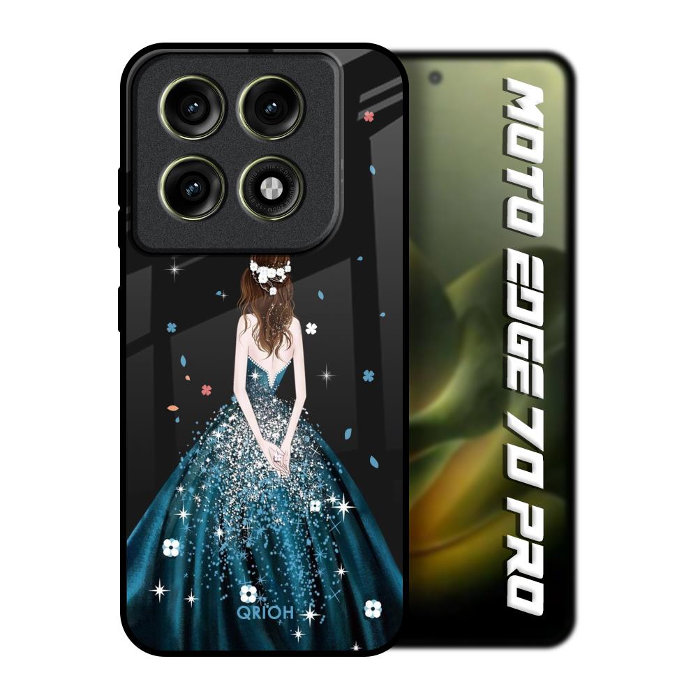 Queen Of Fashion Motorola Edge 70 Pro 5G Glass Back Cover Online