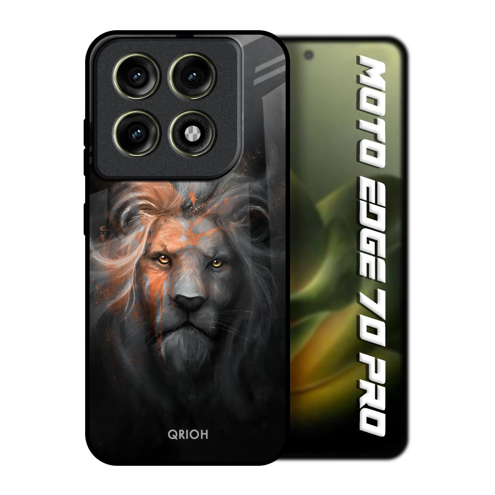 Devil Lion Motorola Edge 70 Pro 5G Glass Back Cover Online