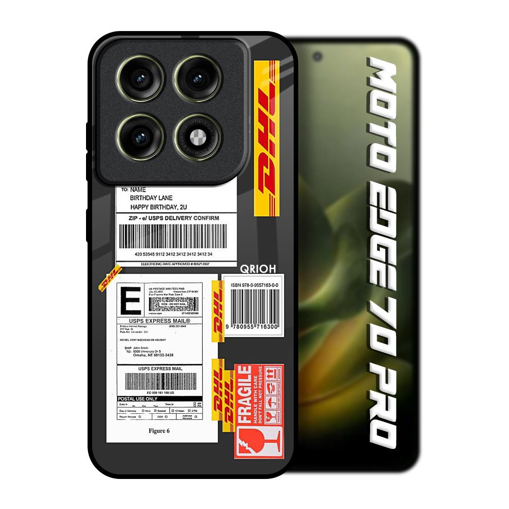 Cool Barcode Label Motorola Edge 70 Pro 5G Glass Back Cover Online