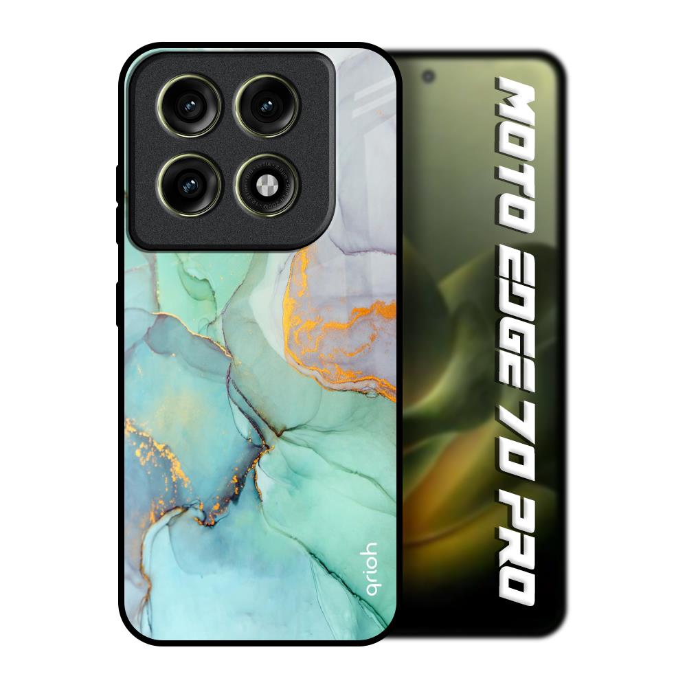 Green Marble Motorola Edge 70 Pro 5G Glass Back Cover Online