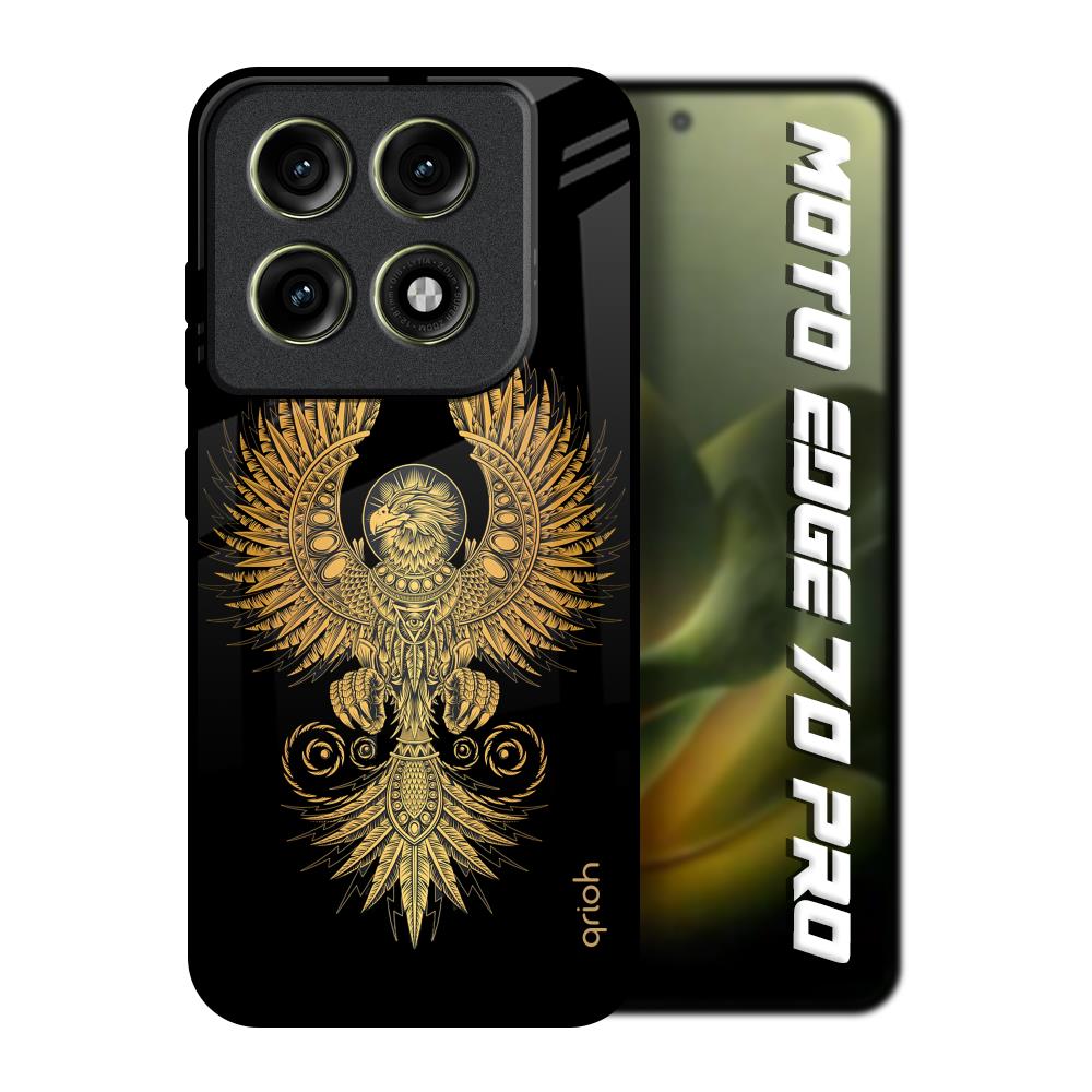 Mythical Phoenix Art Motorola Edge 70 Pro 5G Glass Back Cover Online