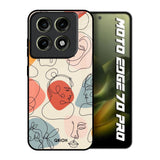 Abstract Faces Motorola Edge 70 Pro 5G Glass Back Cover Online