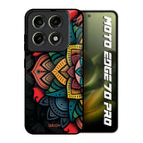 Retro Gorgeous Flower Motorola Edge 70 Pro 5G Glass Back Cover Online