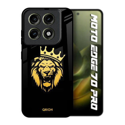 Lion The King Motorola Edge 70 Pro 5G Glass Back Cover Online