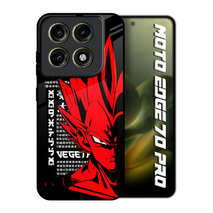 Red Vegeta Motorola Edge 70 Pro 5G Glass Back Cover Online