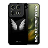 White Angel Wings Motorola Edge 70 Pro 5G Glass Back Cover Online
